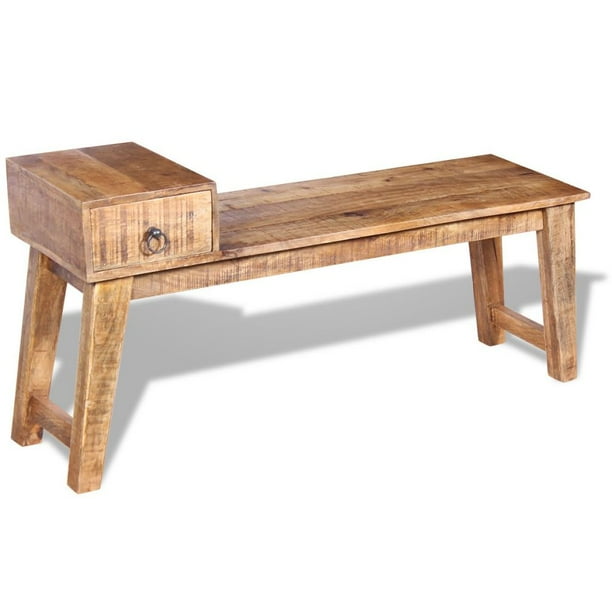 Solid Walnut Entryway Bench Solid Wood Bench Bedroom Bench Yuma Bench Lundy Furniture